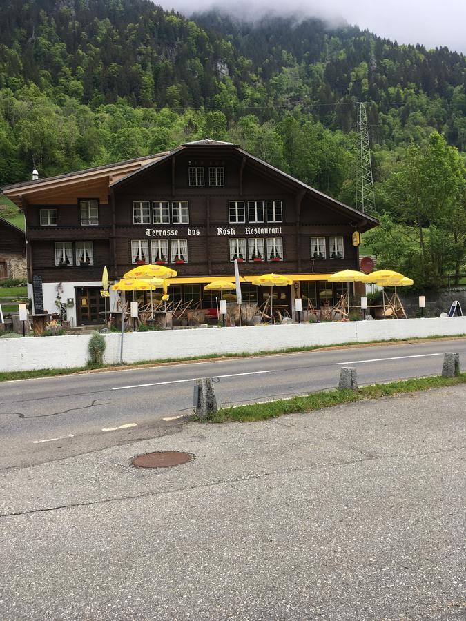 "Terrasse" Nessental Hotel Gadmen Buitenkant foto