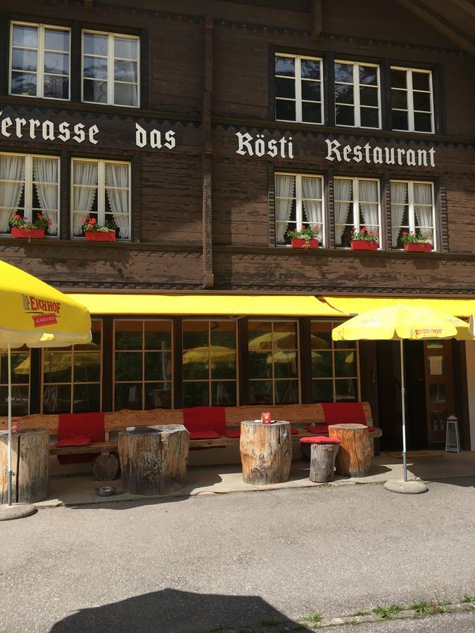 "Terrasse" Nessental Hotel Gadmen Buitenkant foto