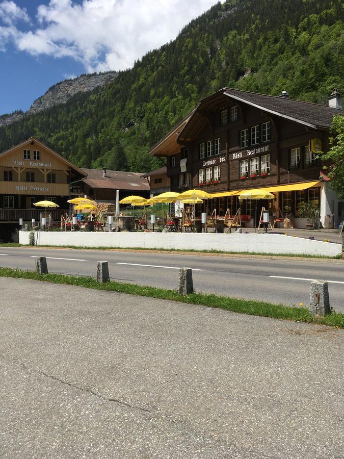"Terrasse" Nessental Hotel Gadmen Buitenkant foto