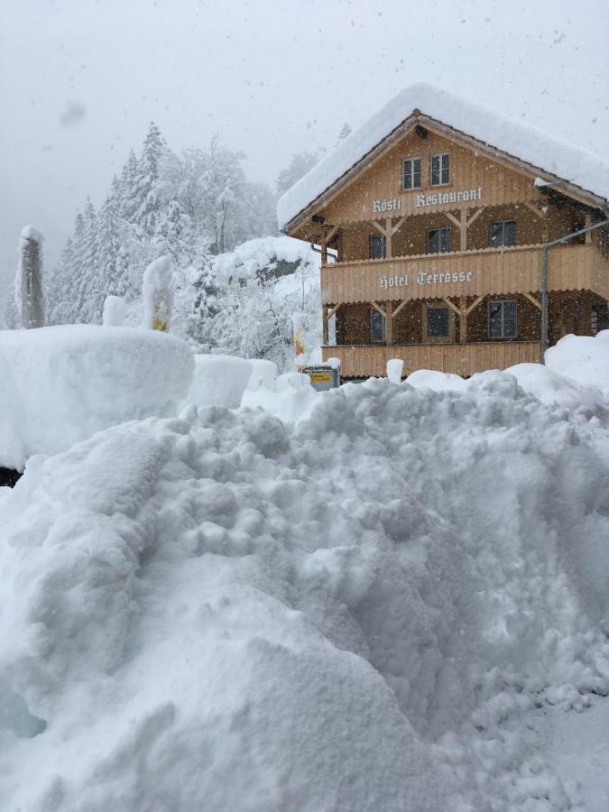 "Terrasse" Nessental Hotel Gadmen Buitenkant foto