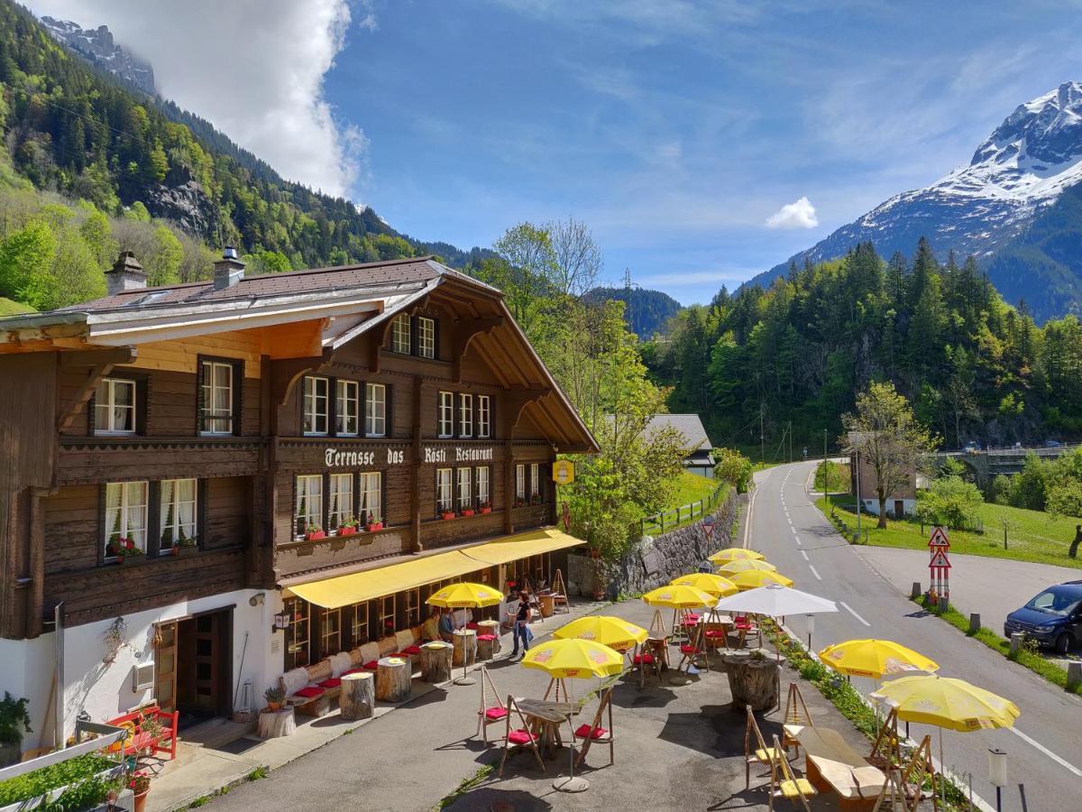 "Terrasse" Nessental Hotel Gadmen Buitenkant foto