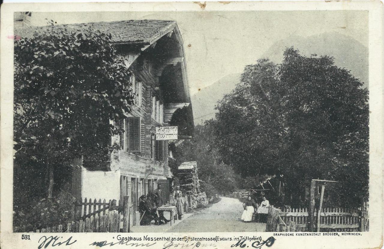 "Terrasse" Nessental Hotel Gadmen Buitenkant foto